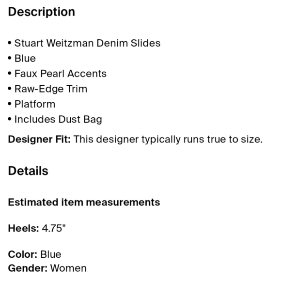 Stuart Weitzman Denim Studded Clogs - Picture 7 of 7